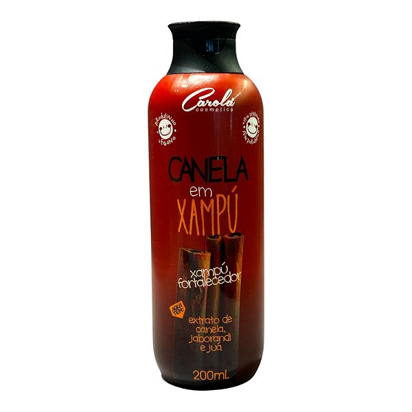 Canela em Xampú Limpeza e Força 200 ml