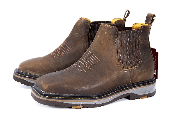 Botina Masculina Goyazes Dallas Tabaco - Dalas Tabaco - Work