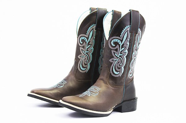 Bota Feminina Mr West Fóssil Café - Cano Fóssil Café - Flex