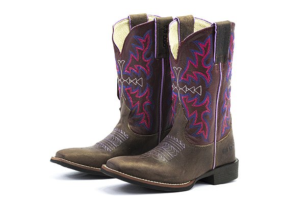 Bota Feminina Durango / Med Dog Cereja - Solado Gel