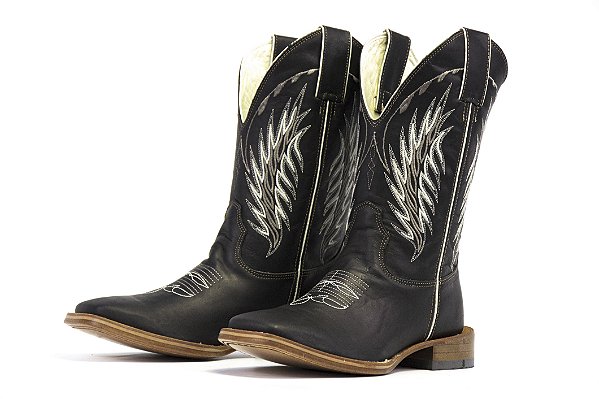 Bota Masculina Mr West Preta - Couro