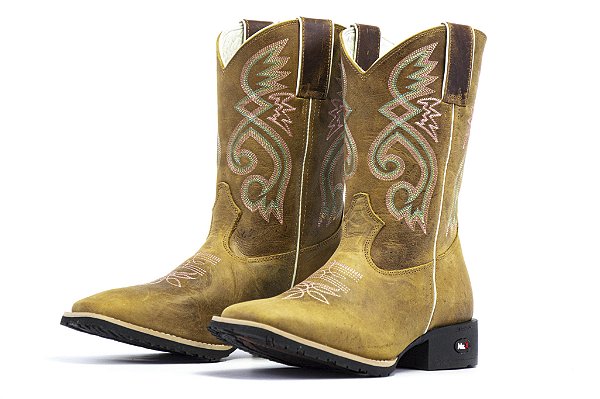 Bota Mr West Mostarda Salmão- Flex