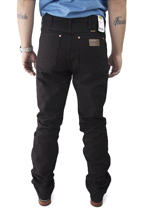 Calça Masculina Wrangler Preta Tradicional 13MWZWK36PR
