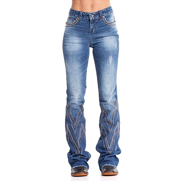 Calça Feminina Zenz Rockabilly