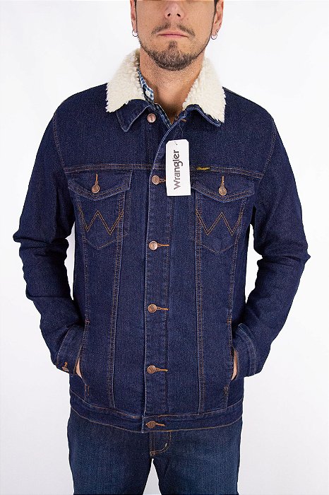 Jaqueta Masculina Wrangler WM9731UN - Forro Removível Branco