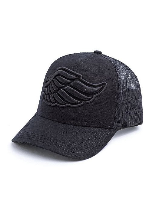 Boné Feminino Zenz Wing Preto Zw