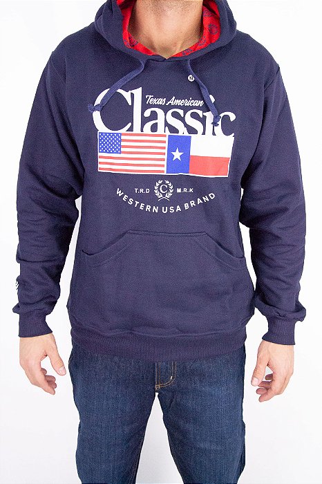 Moletom Masculino Classic Azul Marinho