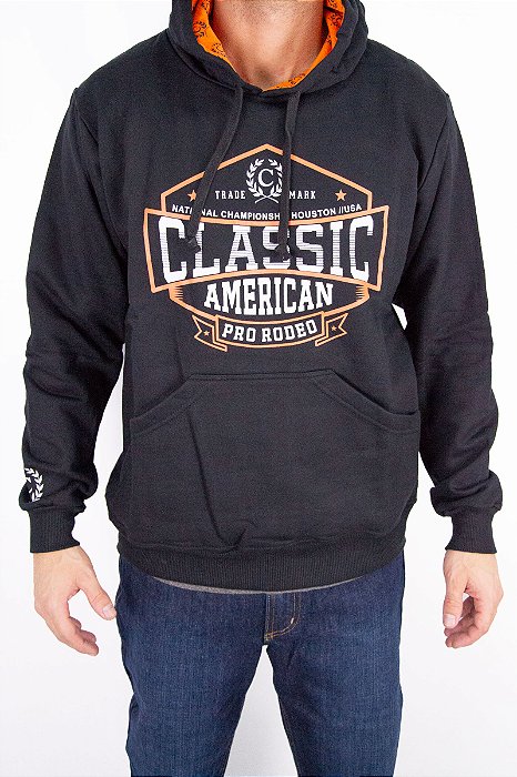 Moletom Masculino Classic Preto