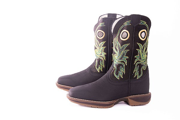 Bota Masculina Durango / Preto/ Preto - Solado Jump