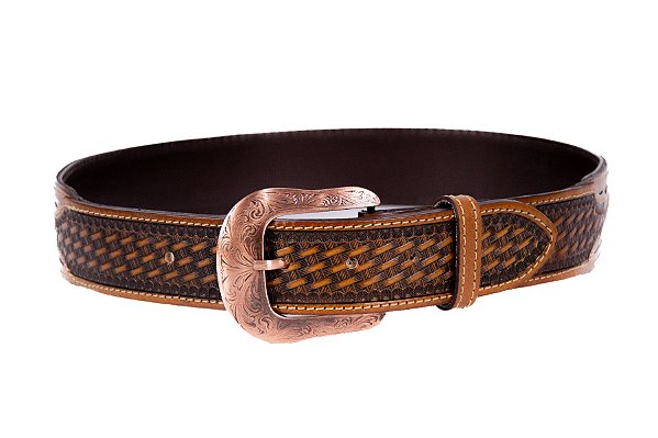 Cinto Masculino em couro pelo de vaca