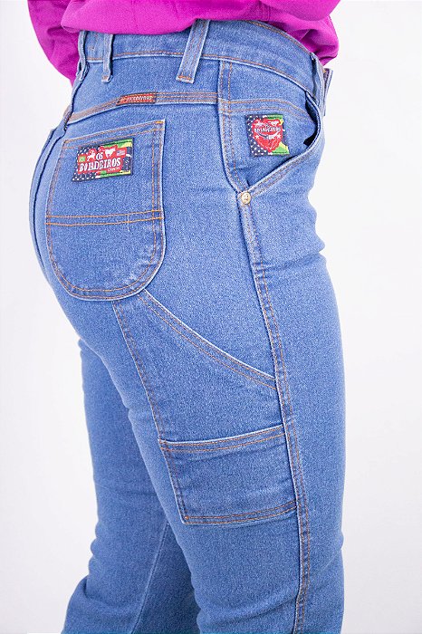 Calça Feminina Os Boiadeiros Carpinteira Clara