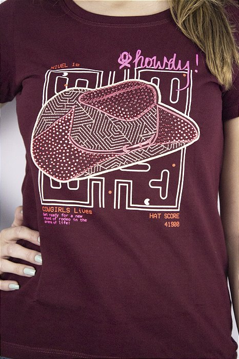 T-SHIRT Feminina Ox Horns - Ref 6424