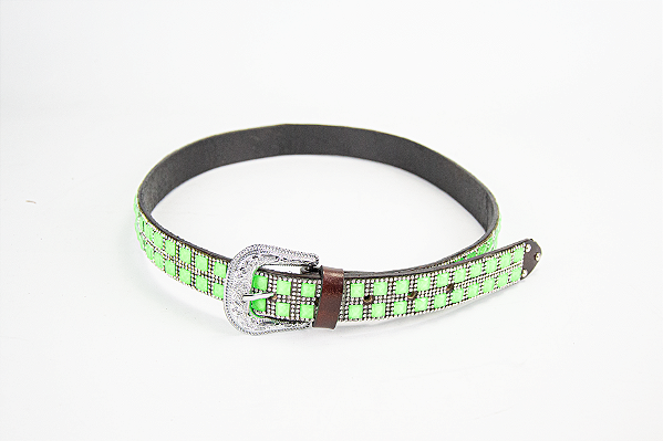 Cinto Feminino Infantil Verde Brilho