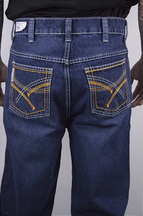 Calça Masculina FYD Bordada - Bordado Laranja