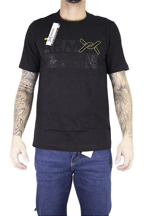 Camiseta Masculina Arame Cor/ Modelo Arm Yellow Symbol