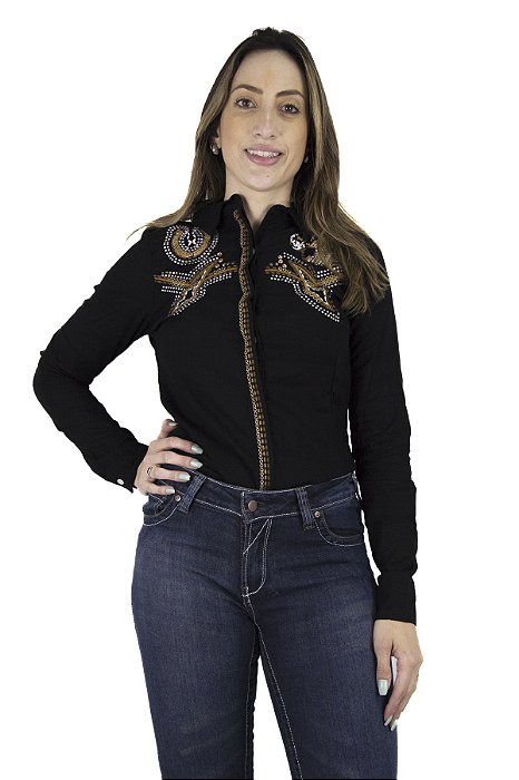 Camisa Feminina Minuty Preta