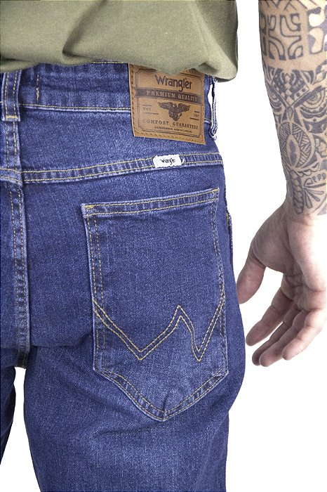 Calça Masculina Wrangler Reta com Lycra Modelo WM1277