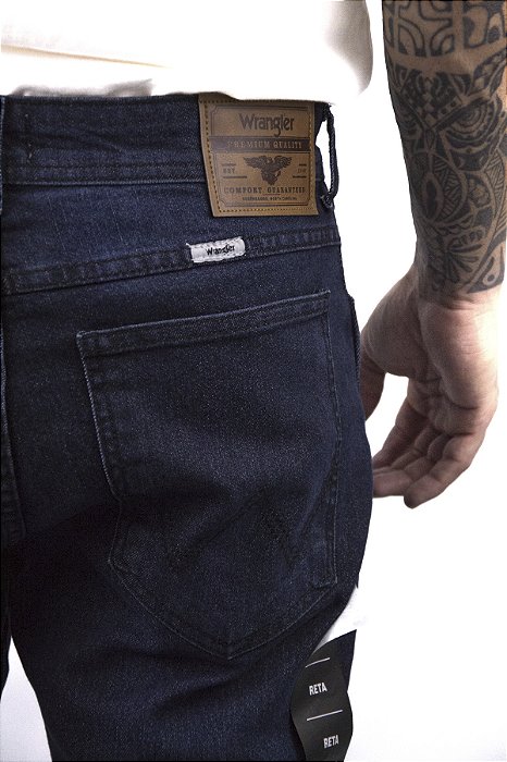 Calça Masculina Wranlger Reta com Lycra Modelo WM1272