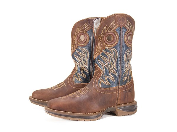 Bota Masculina Durango Solado Jump/ Custom Red Dog Azul