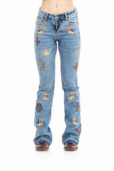 Calça Feminina Zenz Jeans Aloha