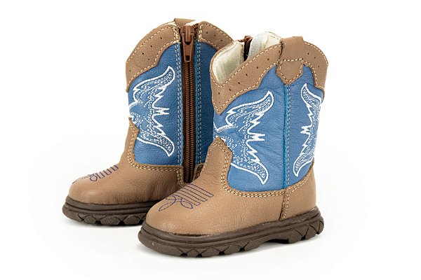 Bota Infantil Big Bull Cor Cappuccino/Azul