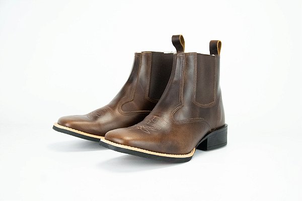 Botina Masculina Mr West Quadrada