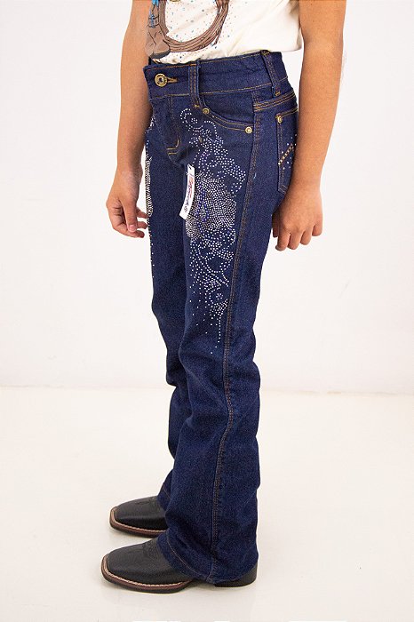Calça feminina infantil Apache