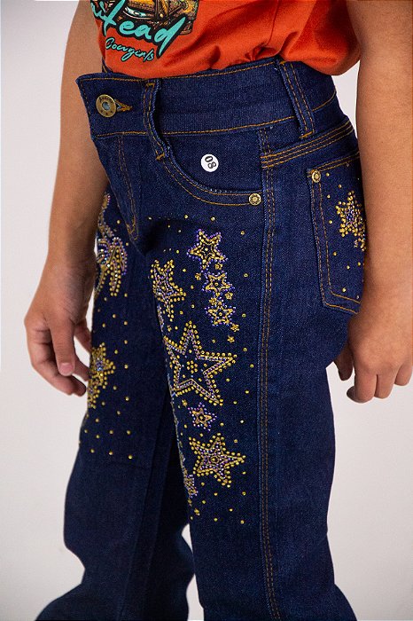 Calça feminina infantil Apache