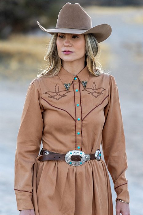 Vestido Feminino Zenz Western Winona