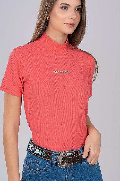 Blusinha Penssy Livia Coral 1