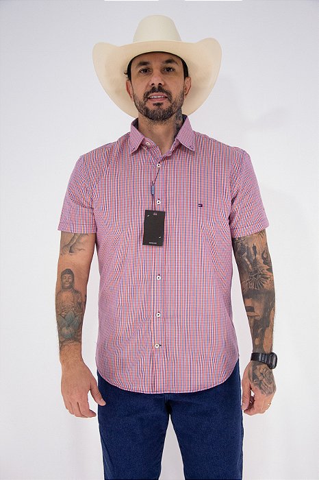Camisa Masculina Manga Curta Tommy Hilfiger