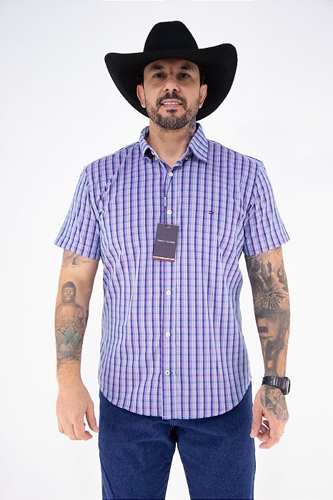 Camisa Masculina Manga Curta Tommy Hilfiger