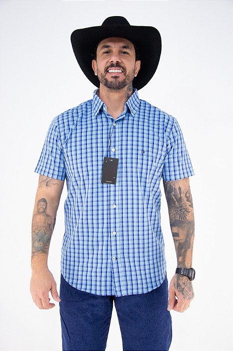 Camisa Masculina Manga Curta Tommy Hilfiger