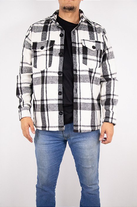 Blusão xadrez importado masculino