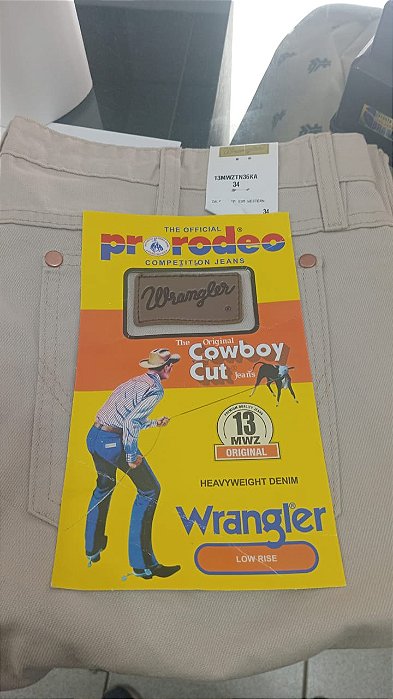 Calça Masculina Wrangler - Bege Tradicional 13MWZTN36KA