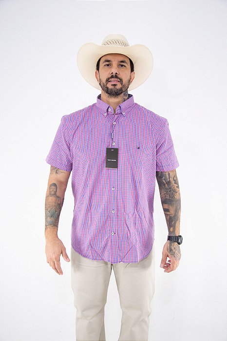 Camisa Masculina Manga Curta Tommy Hilfiger