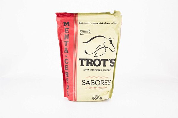 Erva Mate para Tererê Sabor Menta e Cereja 500g