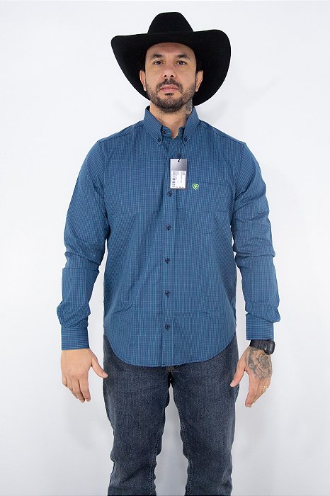 Camisa Masculina Ariat Manga Longa
