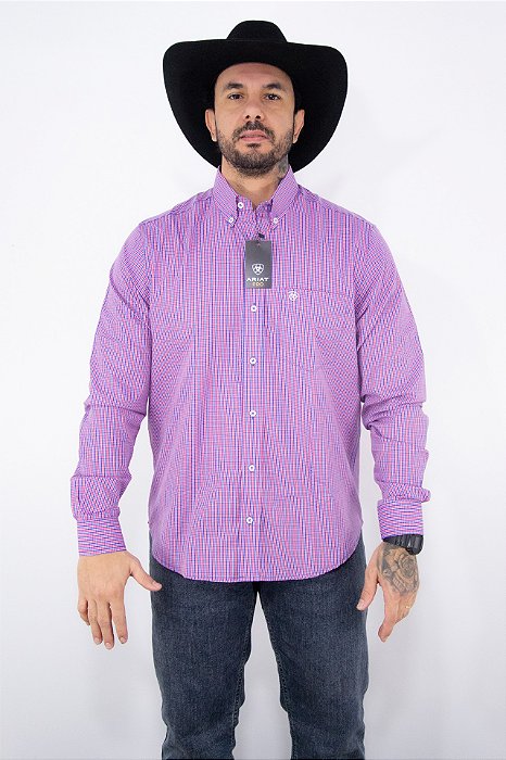 Camisa Masculina Ariat Manga Longa