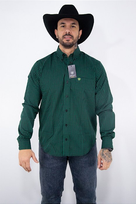 Camisa Masculina Ariat Manga Longa