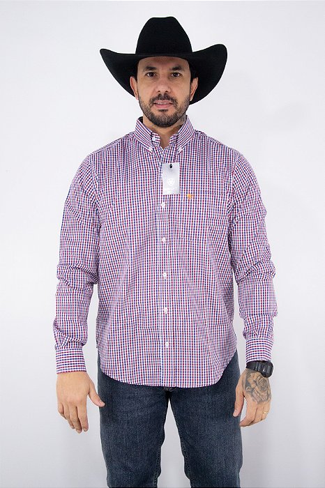 Camisa Masculina Ariat Manga Longa