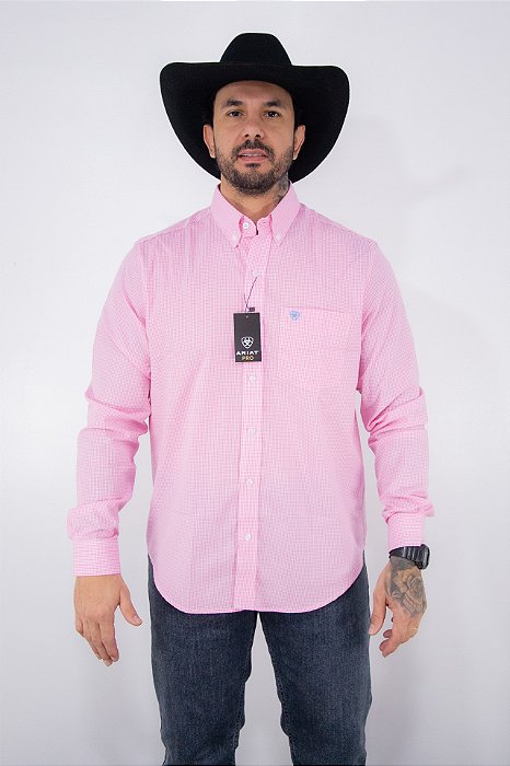 Camisa Masculina Ariat Manga Longa