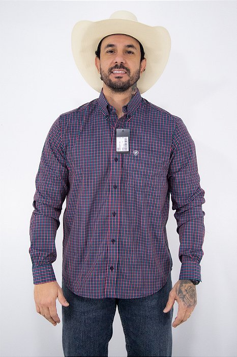 Camisa Masculina Ariat Manga Longa