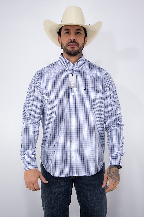 Camisa Masculina Ariat Manga Longa