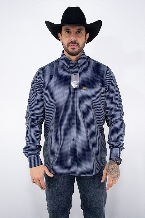 Camisa Masculina Ariat Manga Longa