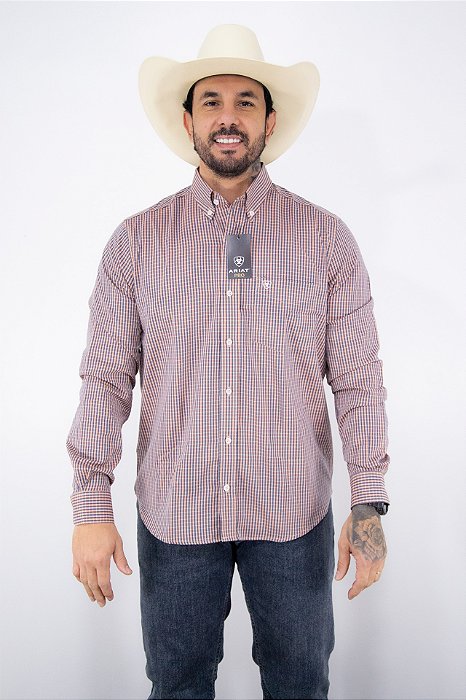 Camisa Masculina Ariat Manga Longa