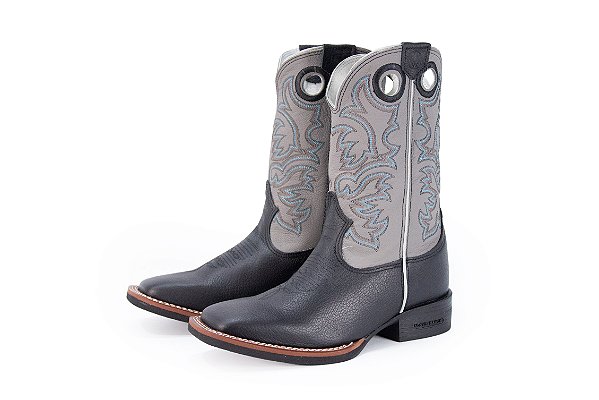 Bota Unissex Austin Solado Flex Preto/Cinza A0001