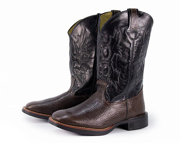 Bota Masculina Classic Solado Gel/ Montana Calvert Preto/Preto