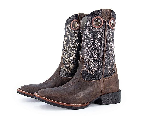 Bota Masculina Austin Med Dog Preta/ Solado Flex AR09