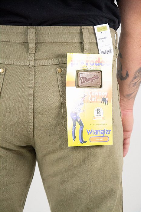 Calça Masculina Wrangler - Bege Lycra 13MWEKA36KA